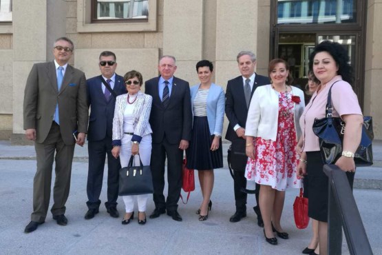 Members of the Friendship Group for Western Europe of the Parliamentary Assembly of Bosnia and Herzegovina visit SR Germany